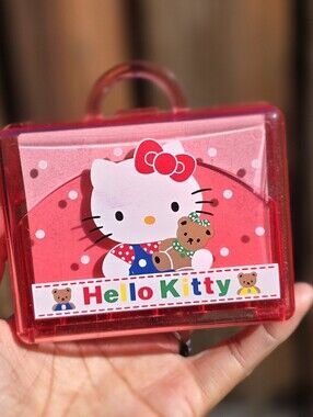 Vintage 1993 RARE Hello Kitty suitcase stamp set